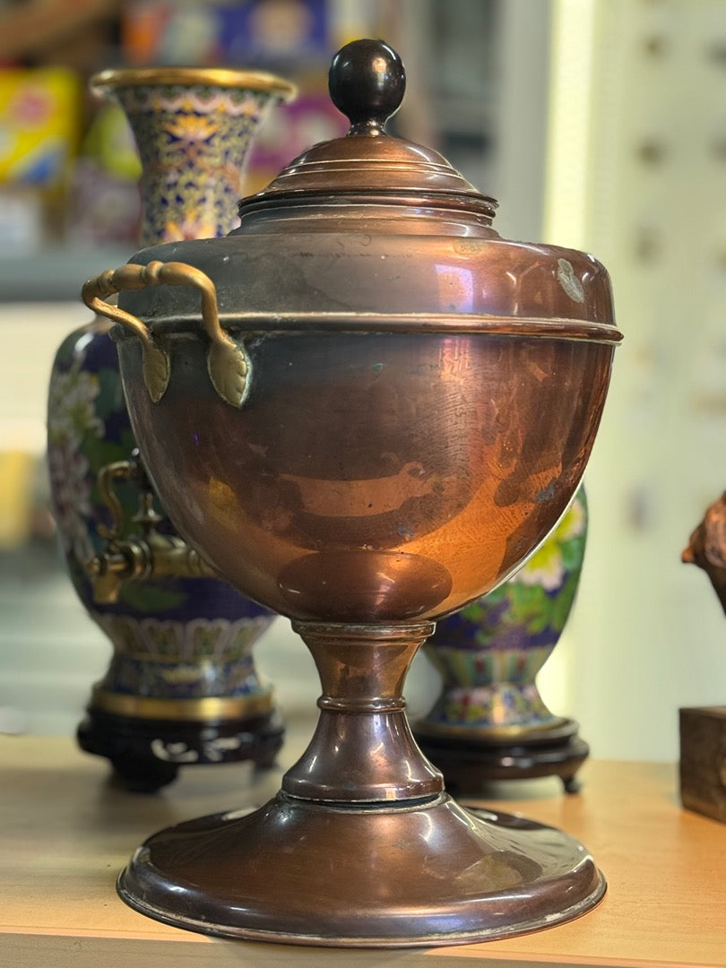 Samovar – Vintage – Art de la table – Cuivre et laiton