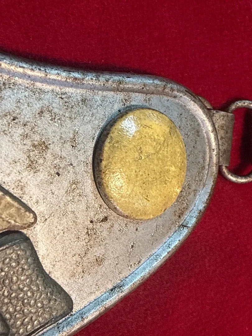 Hausse-col historique de la Feldgendarmerie d'époque Allemagne Ww2 Guerre
