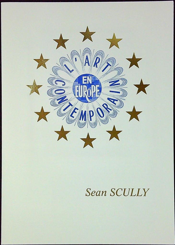 Sean Scully Art Contemporain Enveloppe Dépliant Timbre 1er jour Encart Fdc Yvert et Tellier