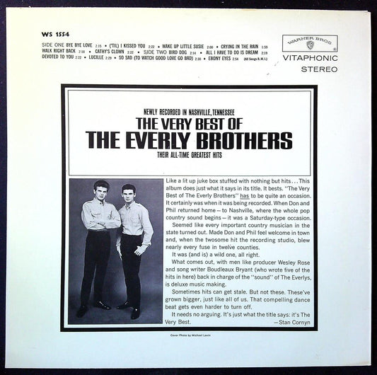 vinyle The Very Best of The Everly Brothers Warner Bros