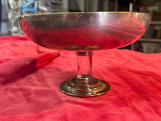 Coupe sur pied – Art Déco – Art de la table – Métal argenté