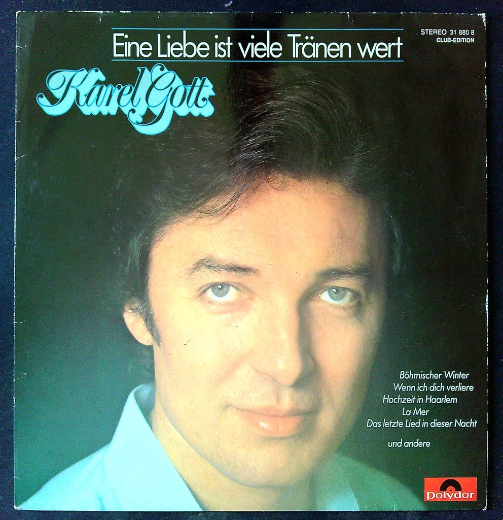 Vinyle 33t Karel Gott Eine Liebe ist viele Tränen wert