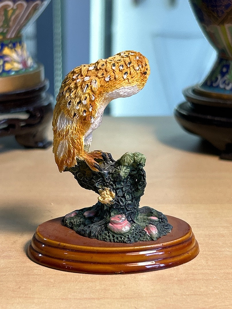 Figurine Chouette / Hibou sur Branche