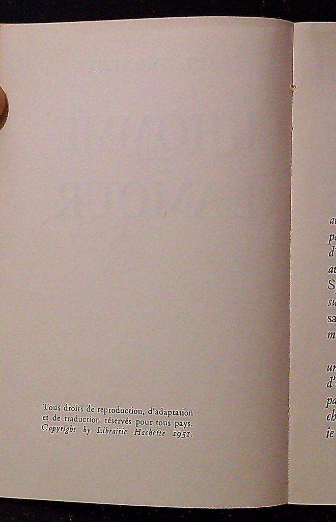 Livre – Paul Géraldy – Littérature – L'homme et l'amour 1951