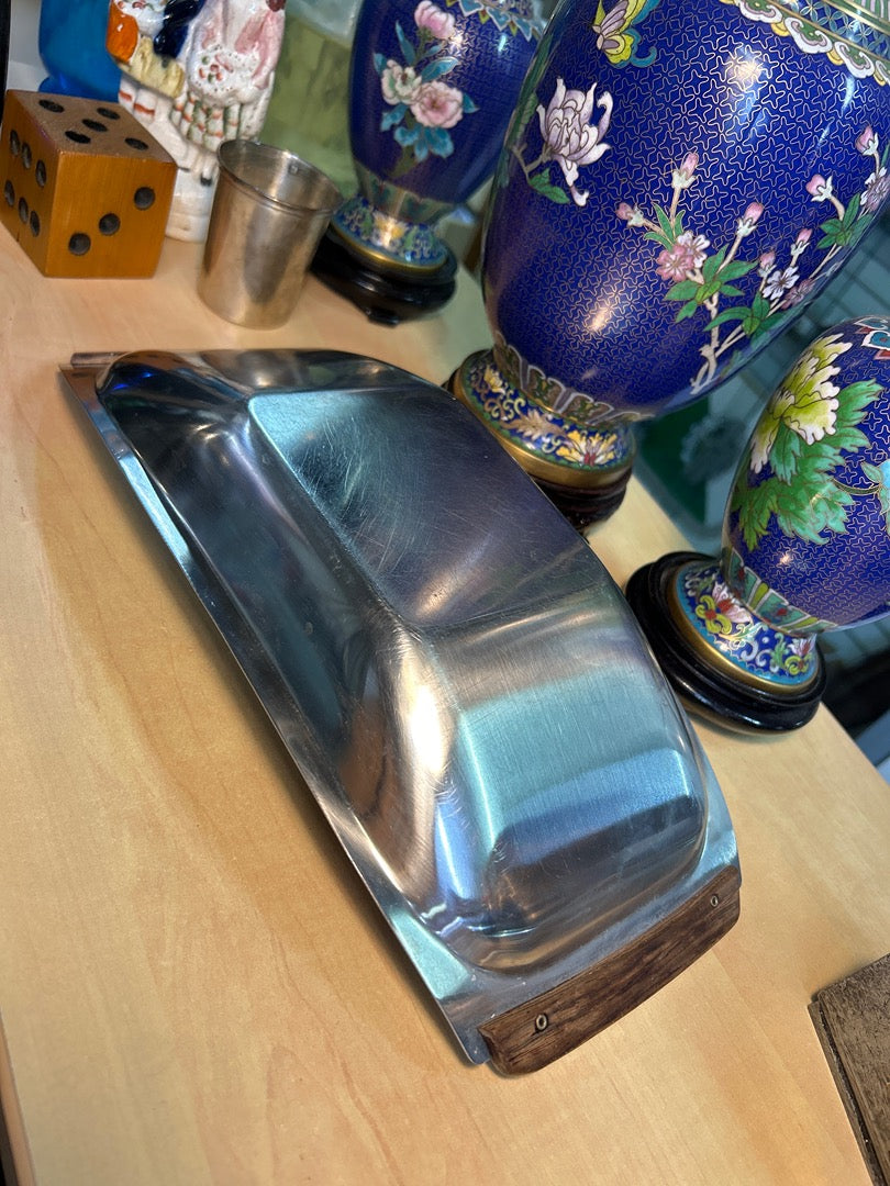 Plat de service – Lundtofte – Art de la table – Inox et teck