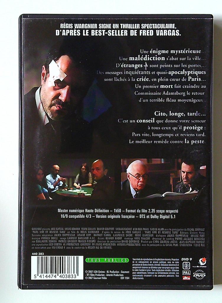 dvd Pars vite et reviens tard - Régis Wargnier