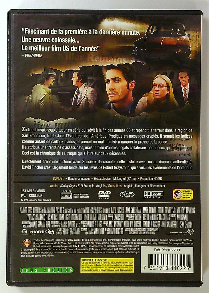 Dvd Zodiac - David Fincher