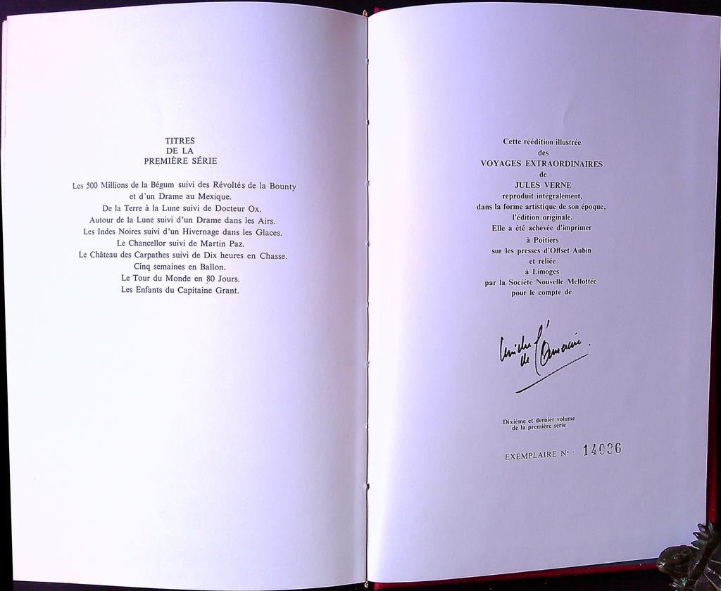 Livre – Jules Verne – Roman – Édition Michel de l'ormeraie