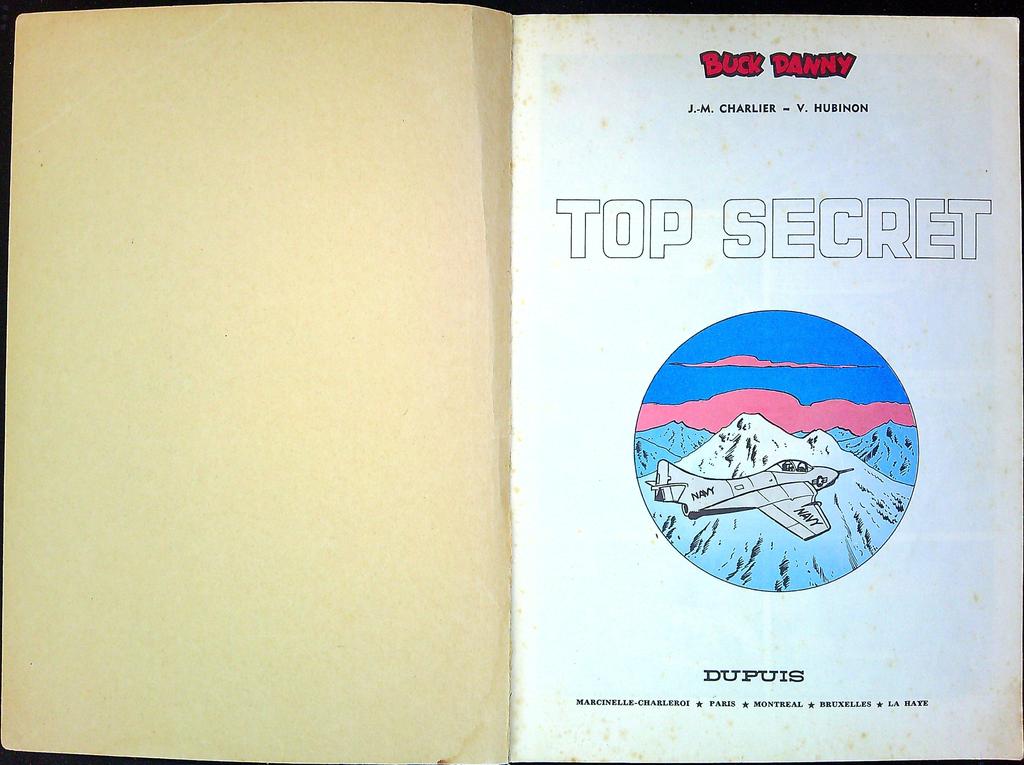 Bd – Buck Danny Top Secret – Bd – Édition Total Dupuis