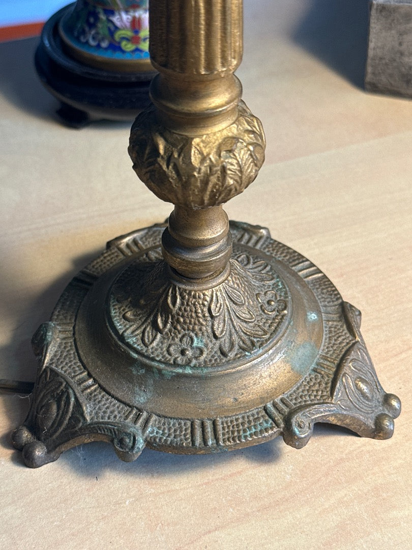 Pied de lampe – Vintage – Table Lamps – Laiton ou bronze doré a déterminer