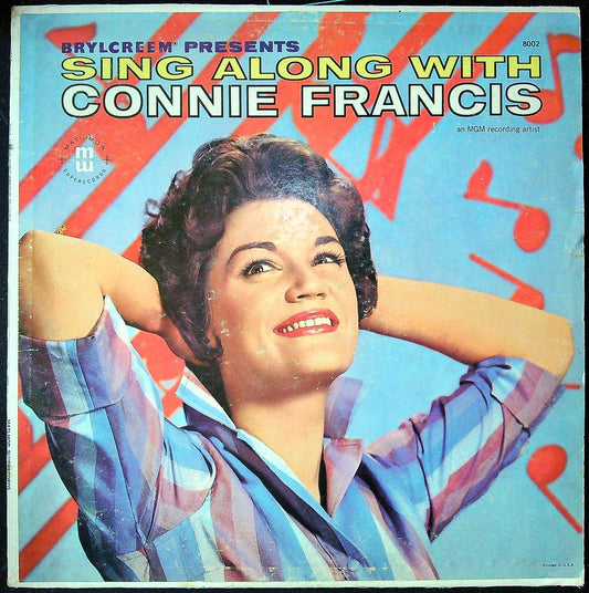 Disque vinyle Sing Along with Connie Francis Brylcreem