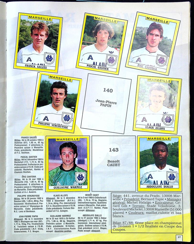 Album Panini Foot 89