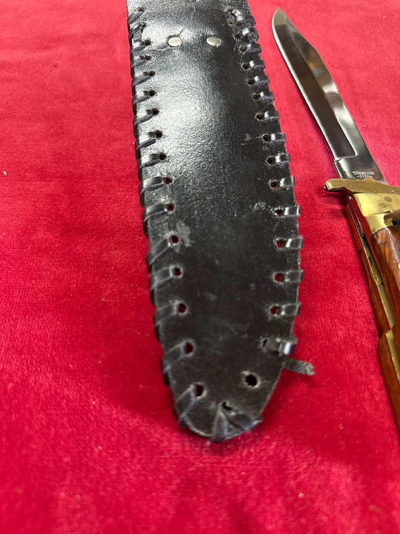 Couteau pliant Cobra – Avec étui en cuir