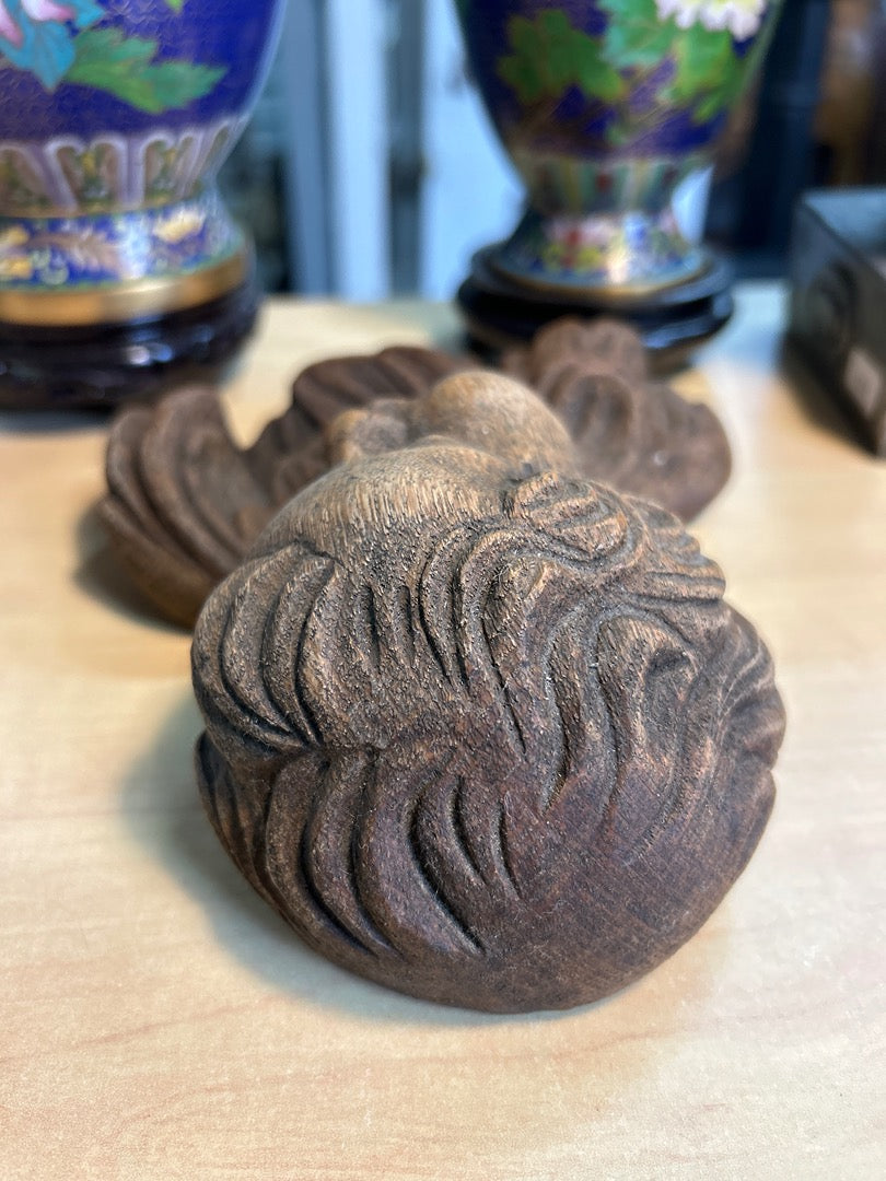 Sculpture Murale K. Wojczuk – Ange En Bois