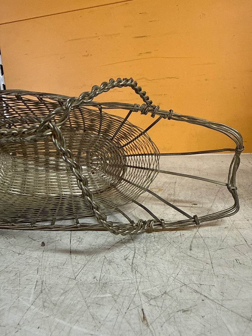 Panier porte-bouteille – Service – Métal argenté