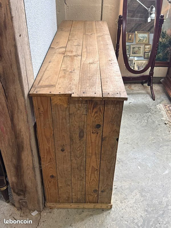 Casier de rangement – Artisanale – Rangement – Bois brut 16 compartiments - Atelier - Garage Meuble