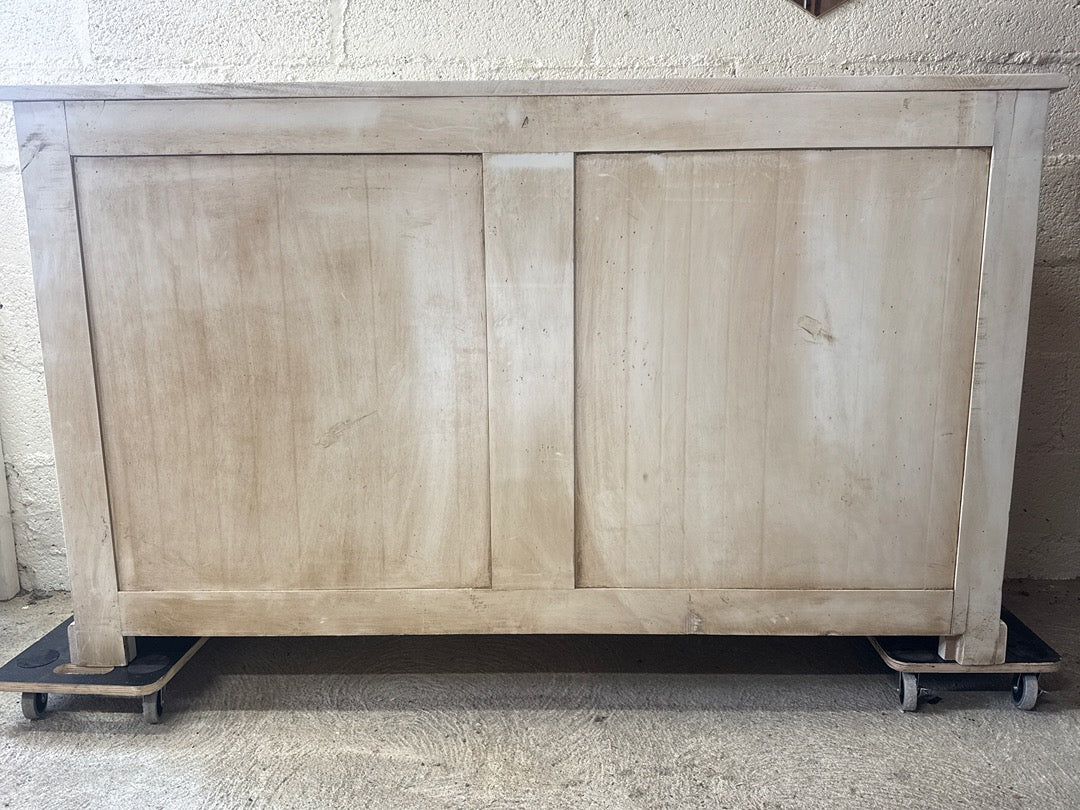 Buffet bas blanc vintage – Meuble de rangement