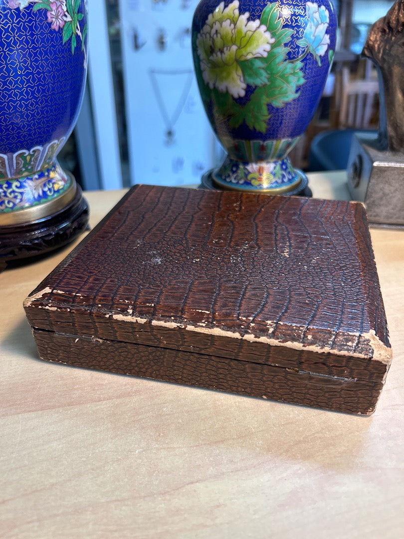 Cuillères à café – Métal argenté – Art de la table – Coffret vintage