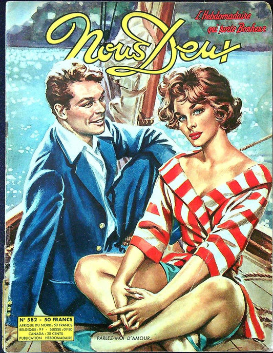 Magazine – Nous Deux N° 582 – Littérature – Roman vintage