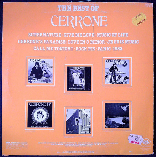 Vinyle The Best Of Cerrone
