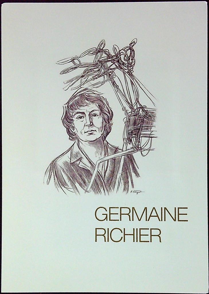 Germaine Richier Enveloppe Dépliant Timbre 1er jour Encart Fdc Yvert et Tellier