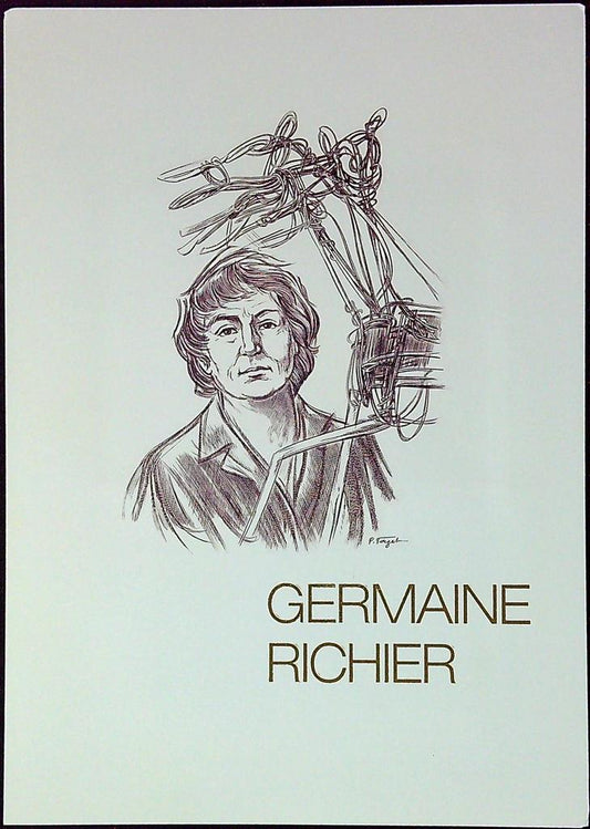 Germaine Richier Enveloppe Dépliant Timbre 1er jour Encart Fdc Yvert et Tellier