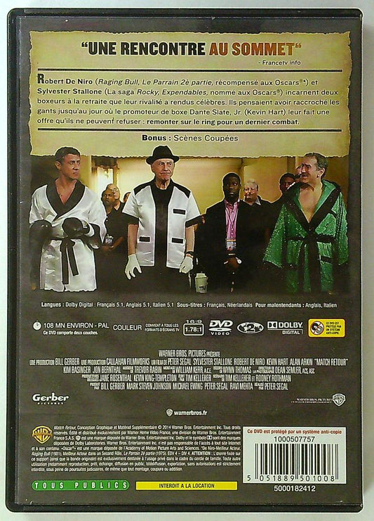 Dvd Match Retour Stallone De Niro Warner Bros