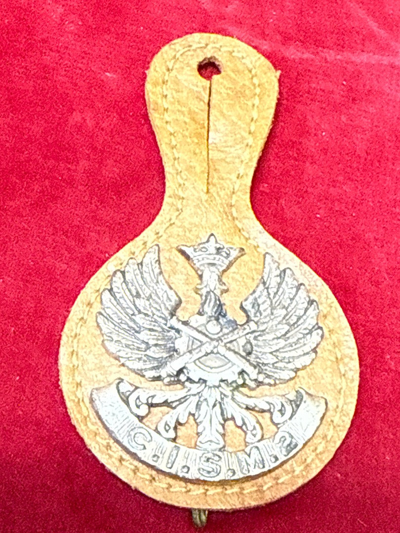 Insigne militaire en cuir Drago
