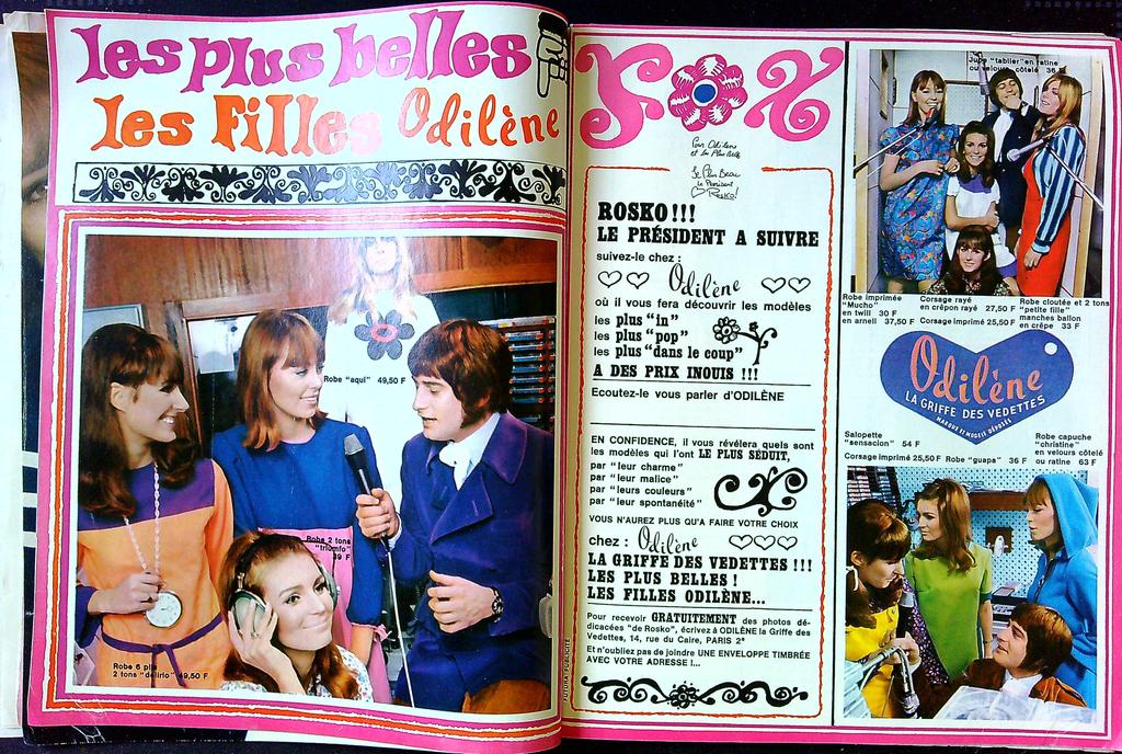Magazine – Mademoiselle Âge Tendre Avril 1967 – Presse – Vintage