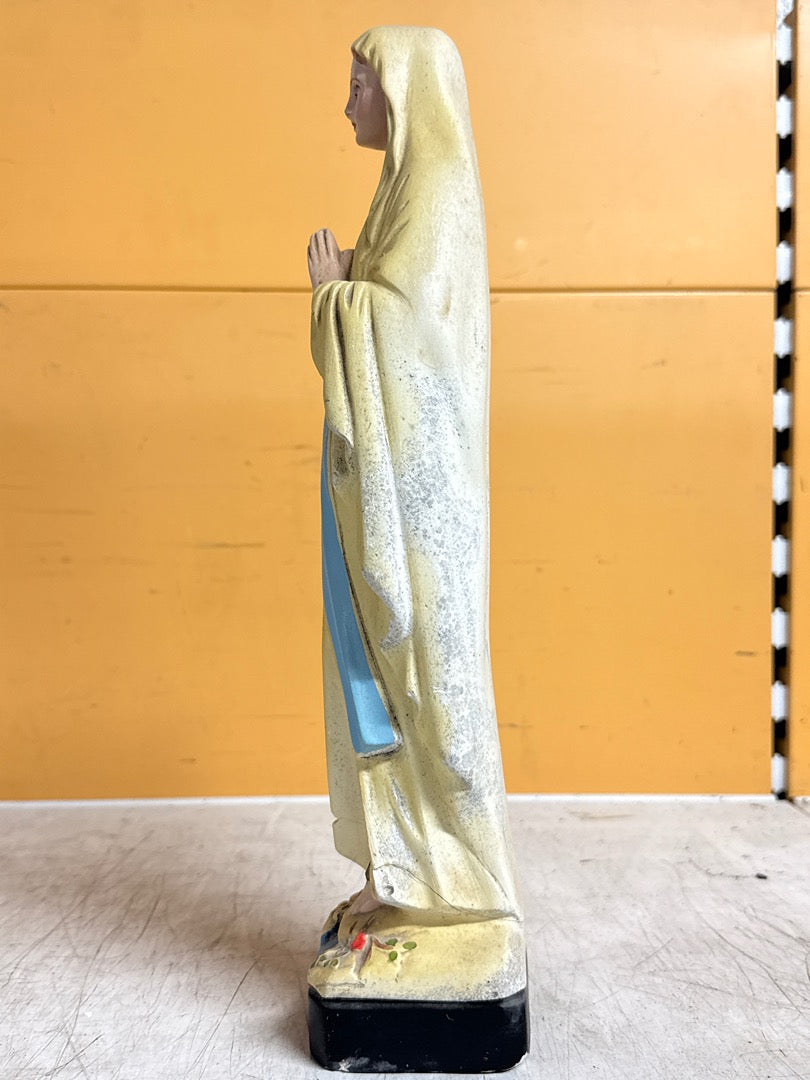 Statue Vierge de Lourdes – Céramique ancienne
