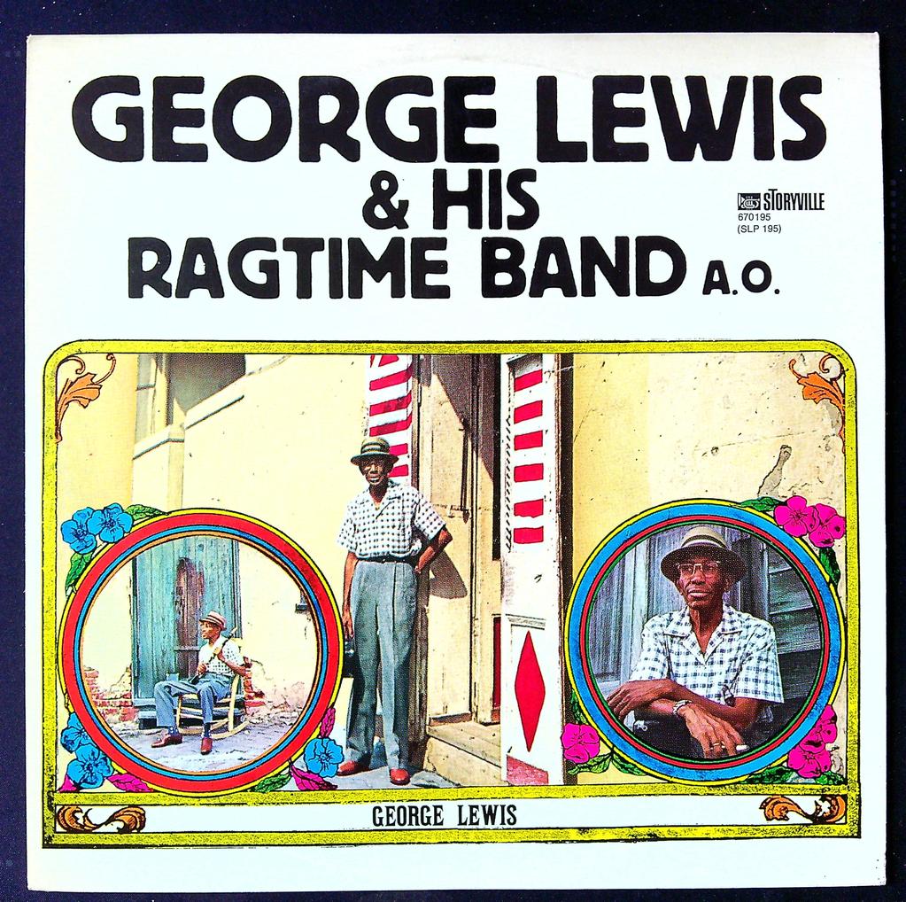 Vinyle George Lewis & His Ragtime Band A.o. Storyville Blanc