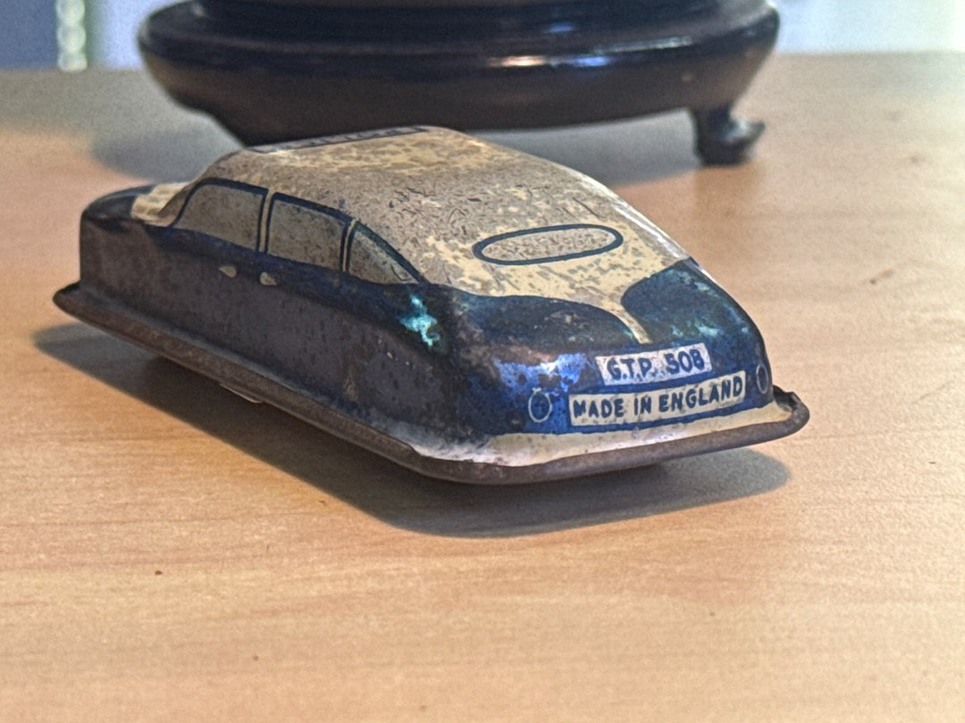 Voiture de police – Gtp 508 – Jouet – Tôle lithographiée vintage