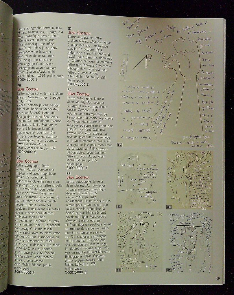 Catalogue – Cocteau Marais – Livre – Arts Talents