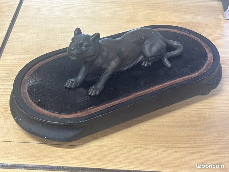 Statuette panthère – Style Art Déco – Décoration – Bronze