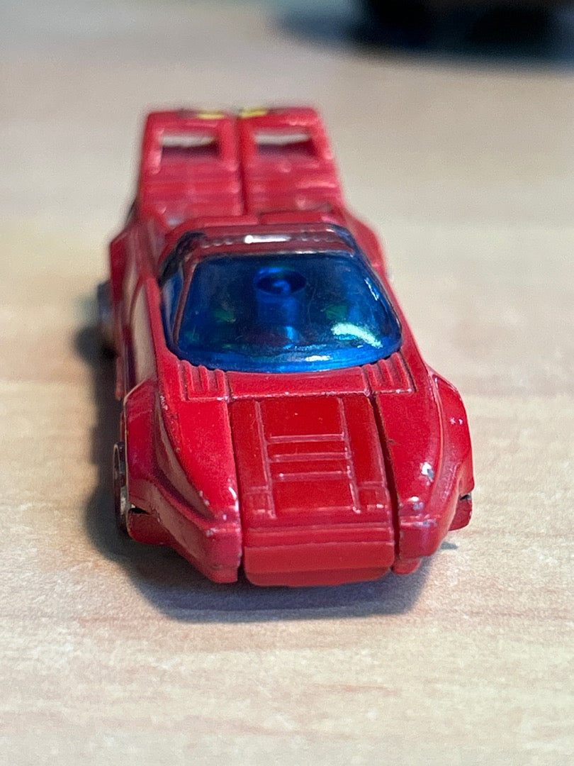 Petite voiture transformable Robo 07 Supercar rouge