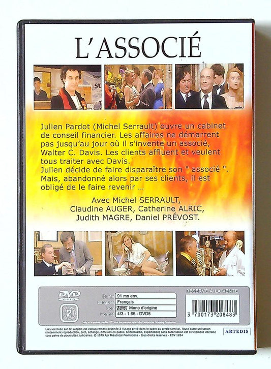 Dvd L'associé Michel Serrault Claudine Auger Artedis