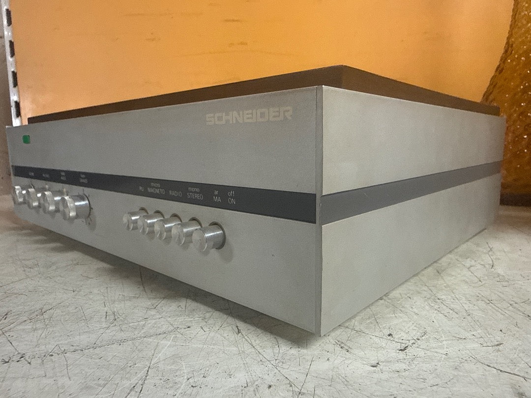 Amplificateur – Schneider Audio 3000 – Hifi – Vintage bois et argent