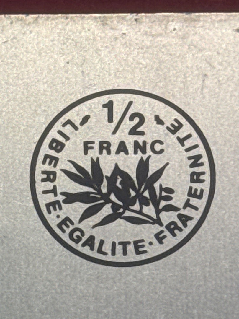 Plaque de parcmètre – Jaeger – Vintage – Objet de collection