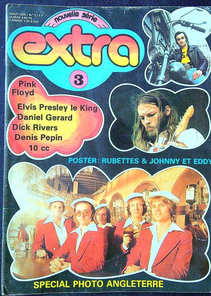 Magazine – Extra N°3 – Musique – Pink Floyd Elvis 1975