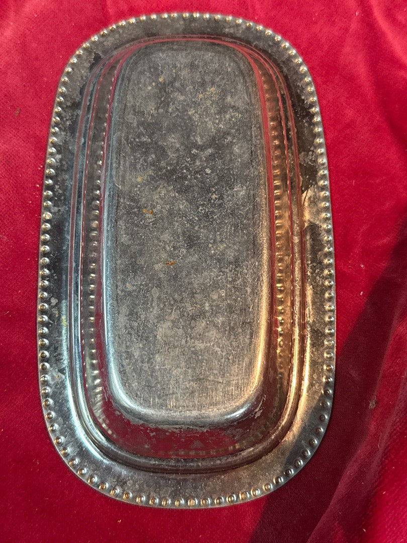 Beurrier – Denmark – Art de la table – Vintage métal argenté