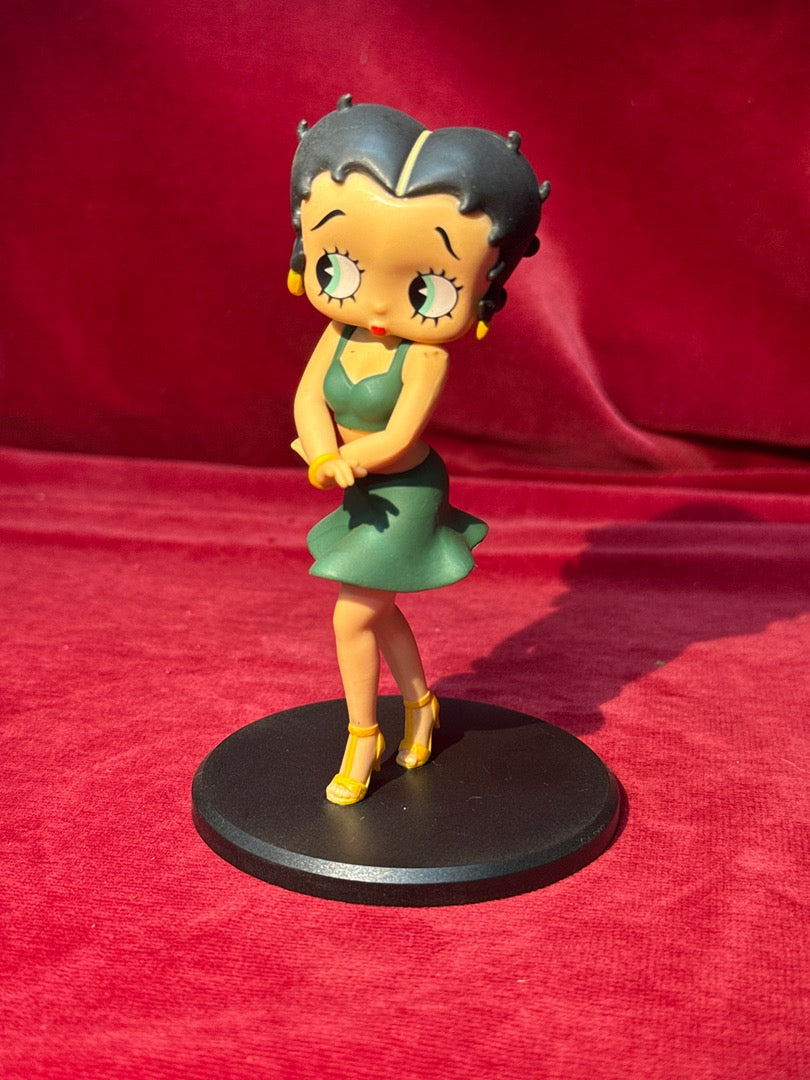 Figurine Betty Boop Fleischer Studios Robe Verte