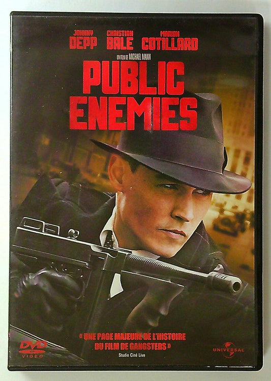 dvd Public Enemies Michael Mann Johnny Depp Christian Bale