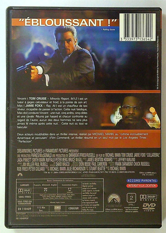 Dvd Collateral Tom Cruise Jamie Foxx Michael Mann