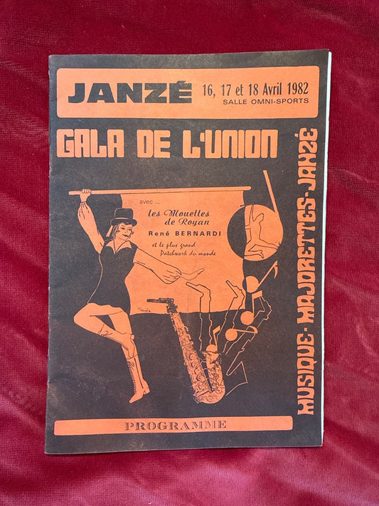 Programme de gala – Janzé 1982 – Souvenir – Majorettes