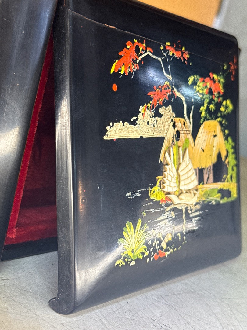 Boîte à bijoux – Décor asiatique