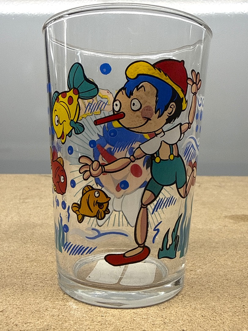 Verre à moutarde – Tatsunoko Pinocchio 1991 – Verre – Vintage Les Poissons