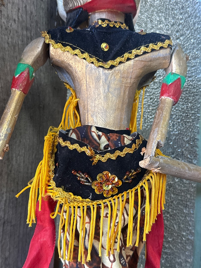 Marionnette Wayang Golek – Indonésie – Décoration – Bois Peint