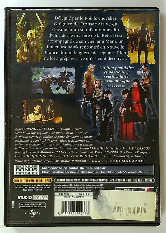 Dvd Le Pacte des Loups Version Longue Inédite