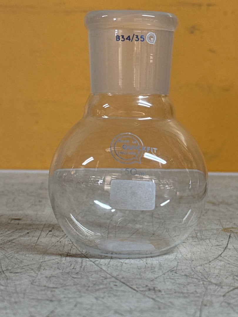 Ballon de chimie – Quickfit – Verrerie – 150ml col B34/35
