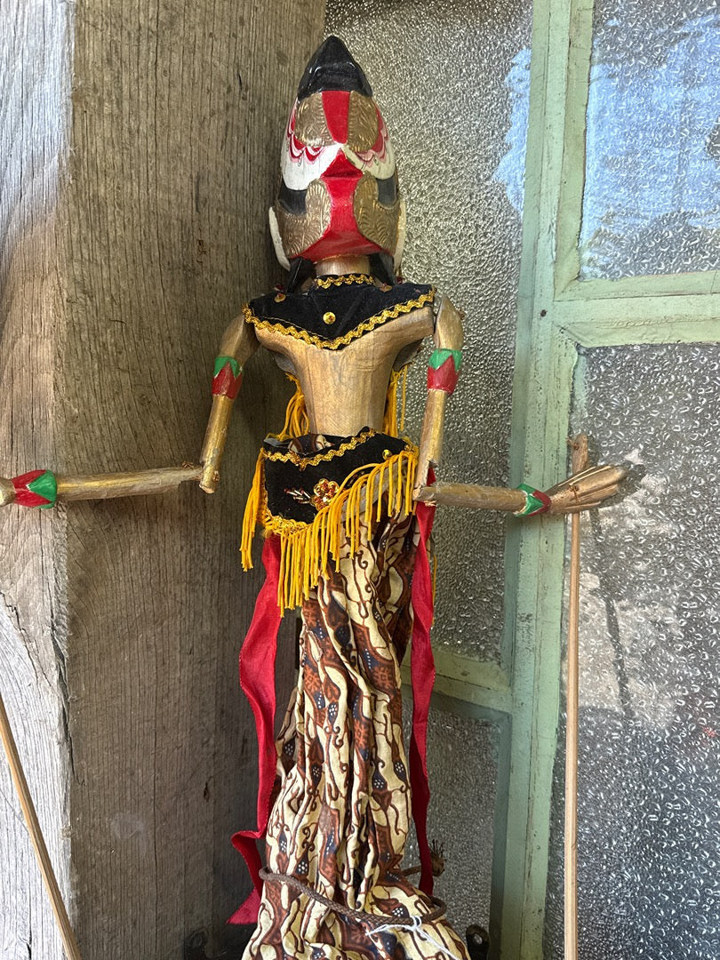 Marionnette Wayang Golek – Indonésie – Décoration – Bois Peint